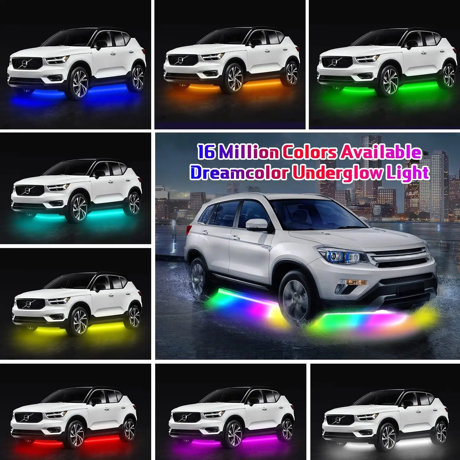 RGB Car Backlight 12V LED Ambiance Light Strip