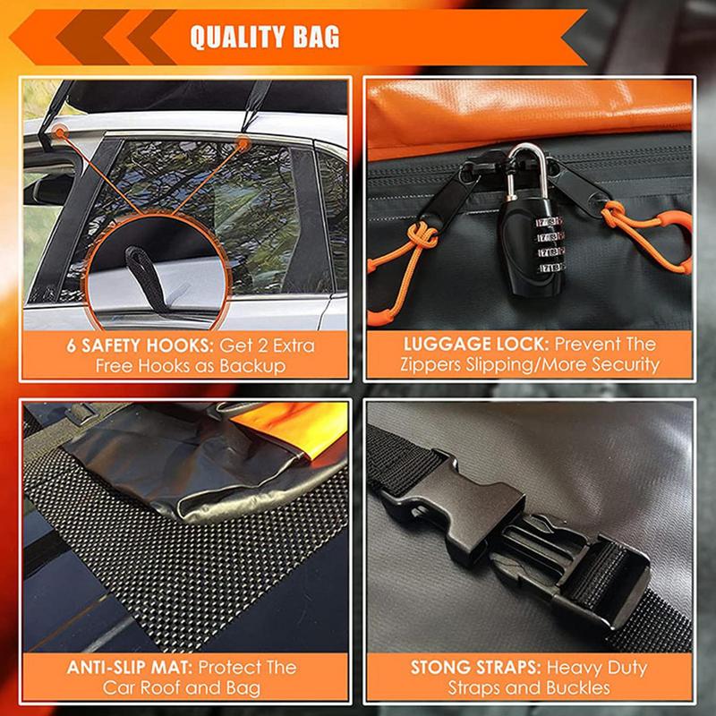 600D Waterproof Car Roof Universal Duffel Bag