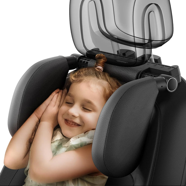 180° adjustable car side sleeping headrest