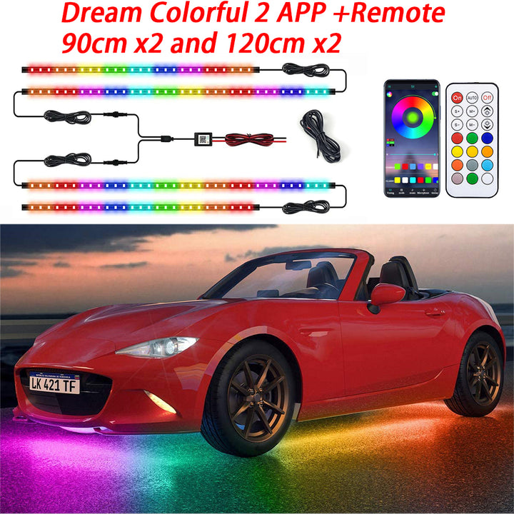 RGB Car Backlight 12V LED Ambiance Light Strip