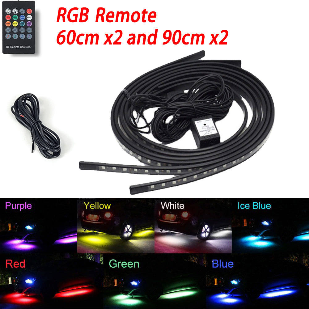 RGB Car Backlight 12V LED Ambiance Light Strip