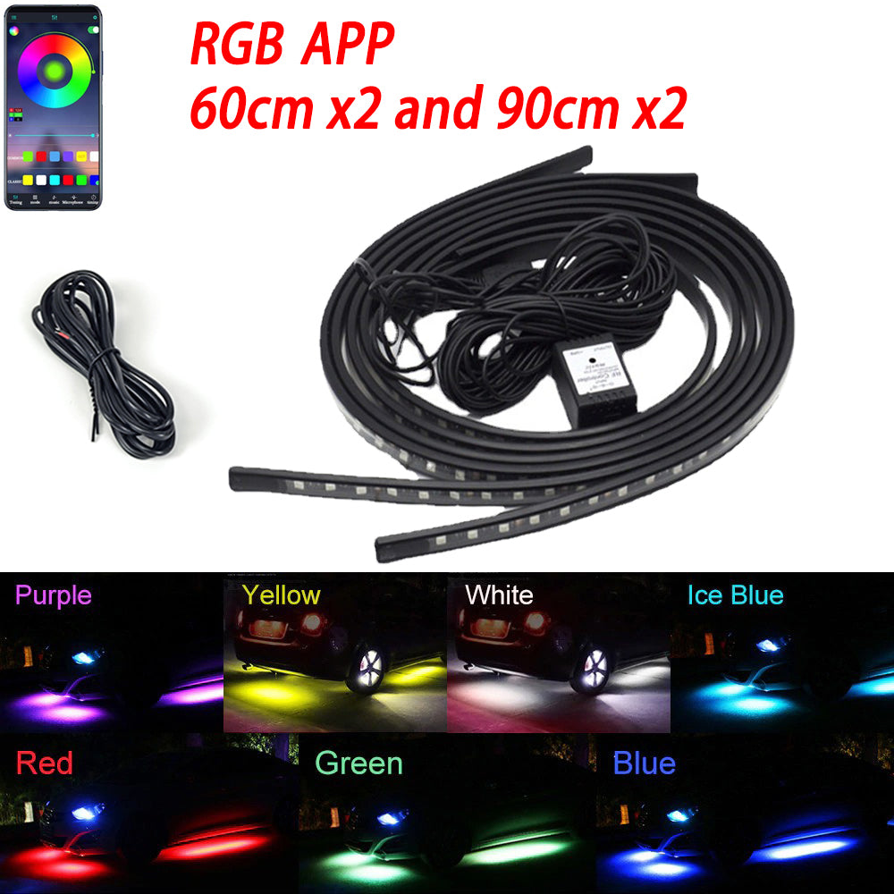 RGB Car Backlight 12V LED Ambiance Light Strip