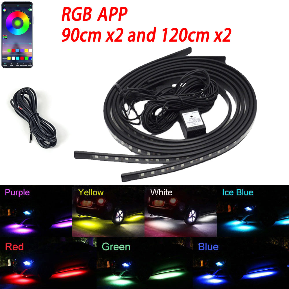 RGB Car Backlight 12V LED Ambiance Light Strip