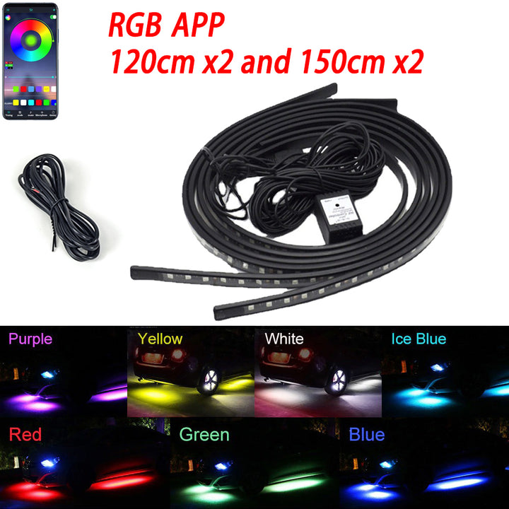 RGB Car Backlight 12V LED Ambiance Light Strip