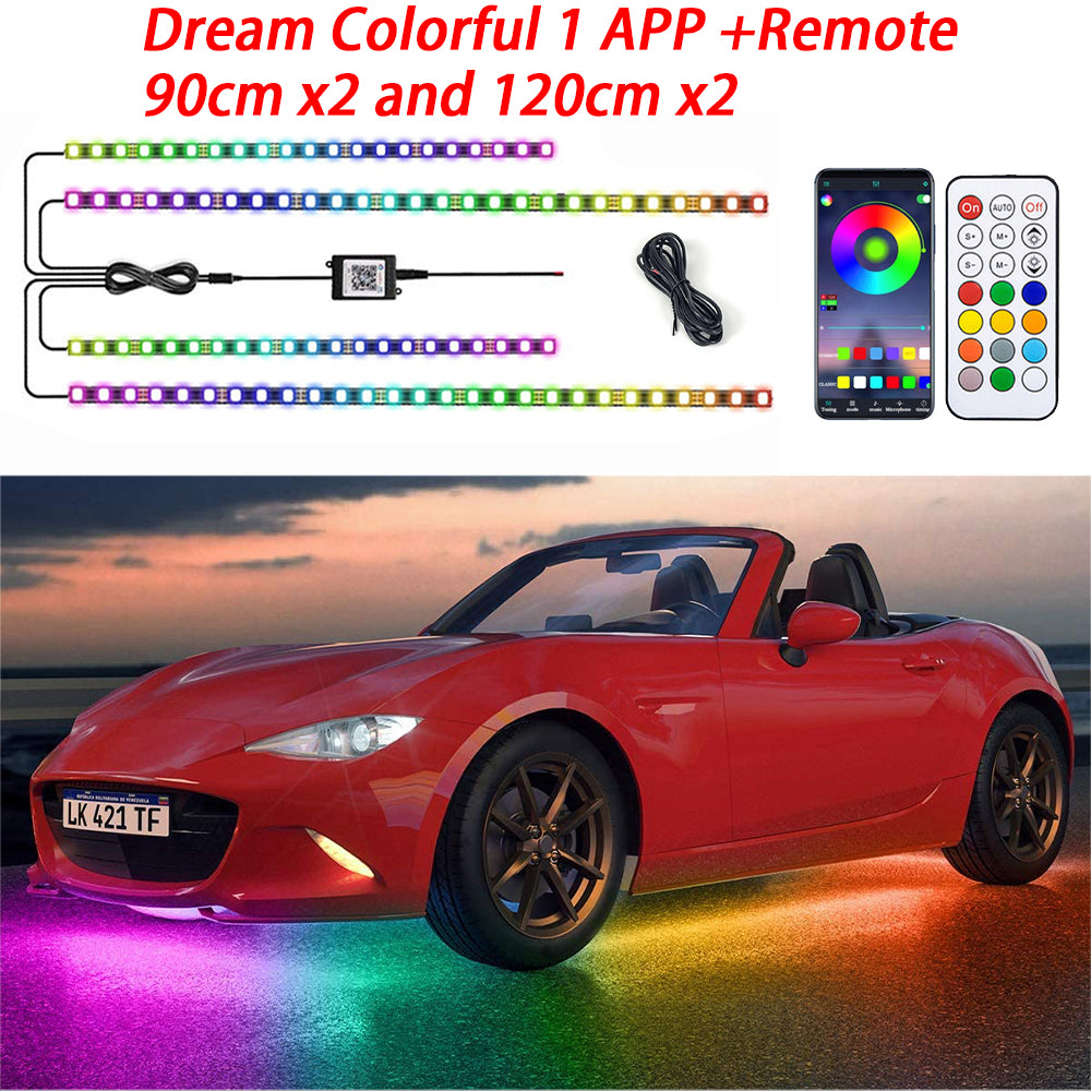 RGB Car Backlight 12V LED Ambiance Light Strip